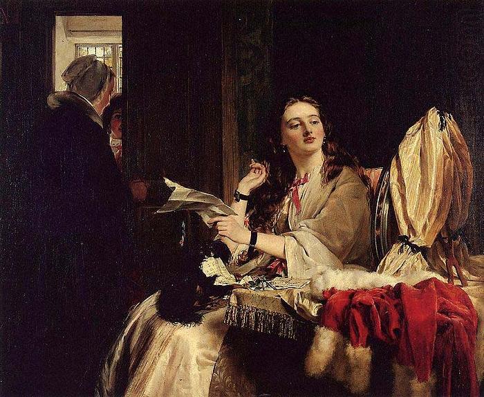 John callcott horsley,R.A. St. Valentine's Day china oil painting image